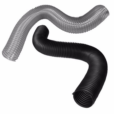 Coupe de collecteur de poussière de caoutchouc tuyau d'aspiration Polyuréthane fil d'acier flexible tuyau TPU rétrécissable